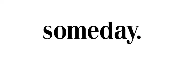 Echter Mode Marke Someday Logo