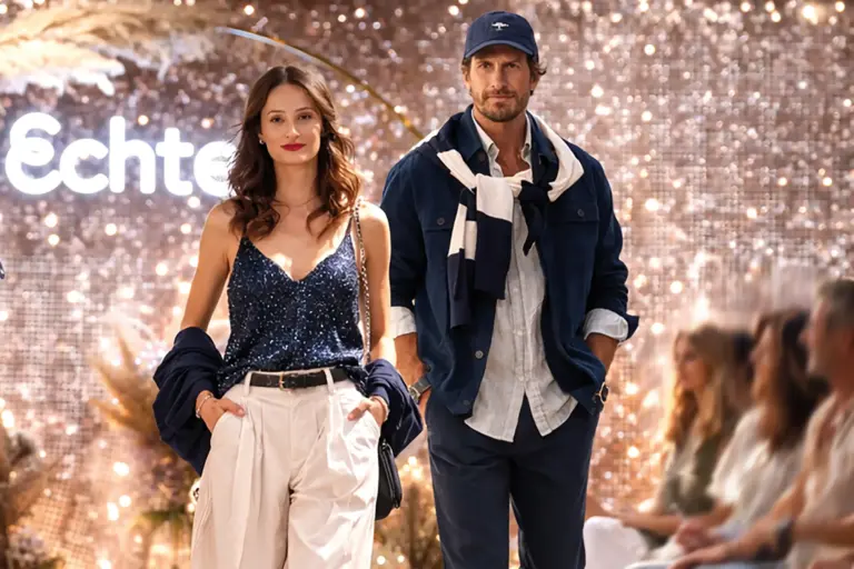 Modenschau Bild couple echte mode