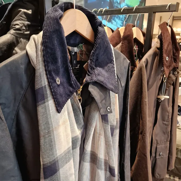 barbour jacken flanell wachsjacken trend
