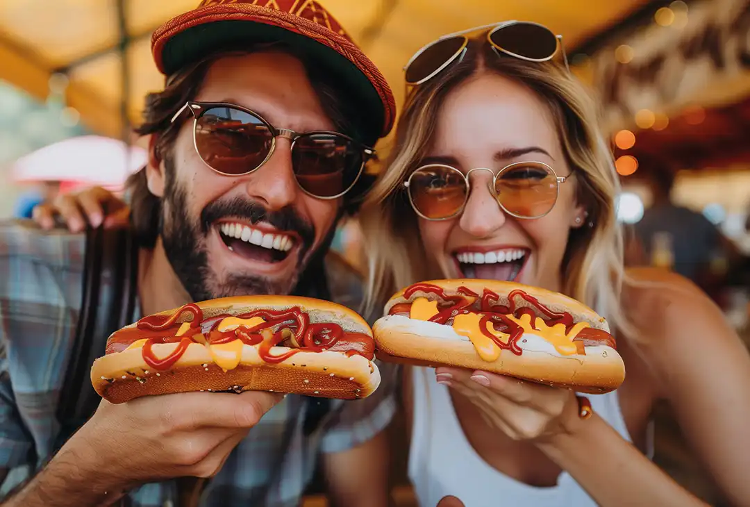 echter mode hot dog tage event mai herren