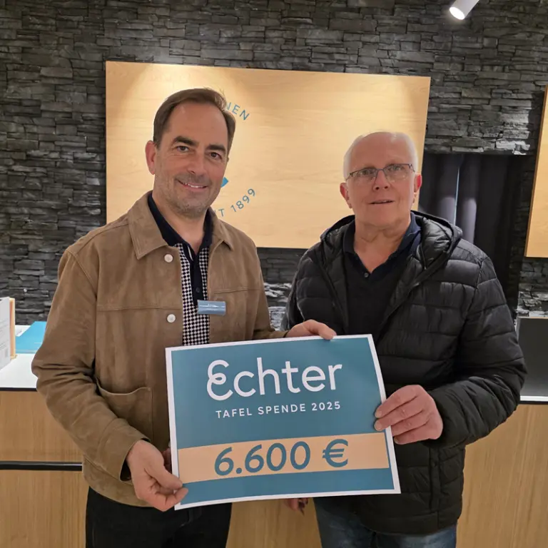 Echter spendet an die Tafeln