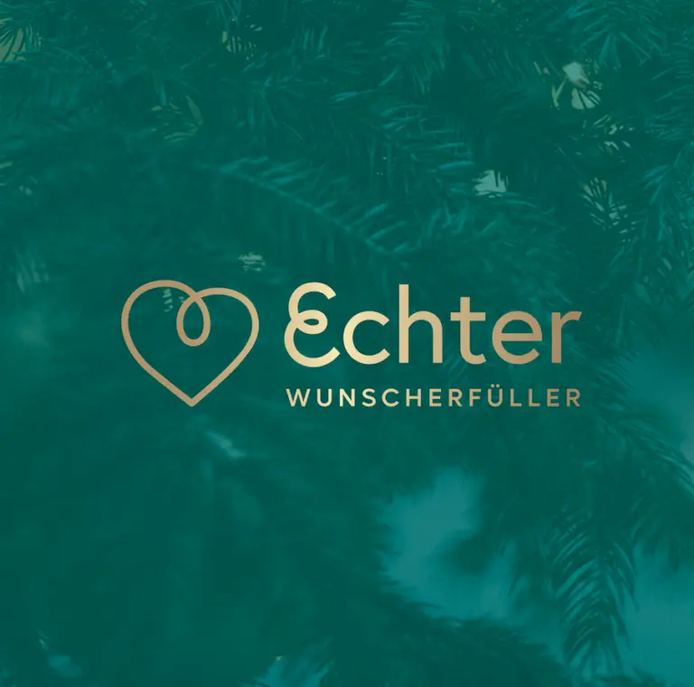 Echter Wunscherfüller - der Geschenkgutschein. Hintergrund - schöne Tannenzweige